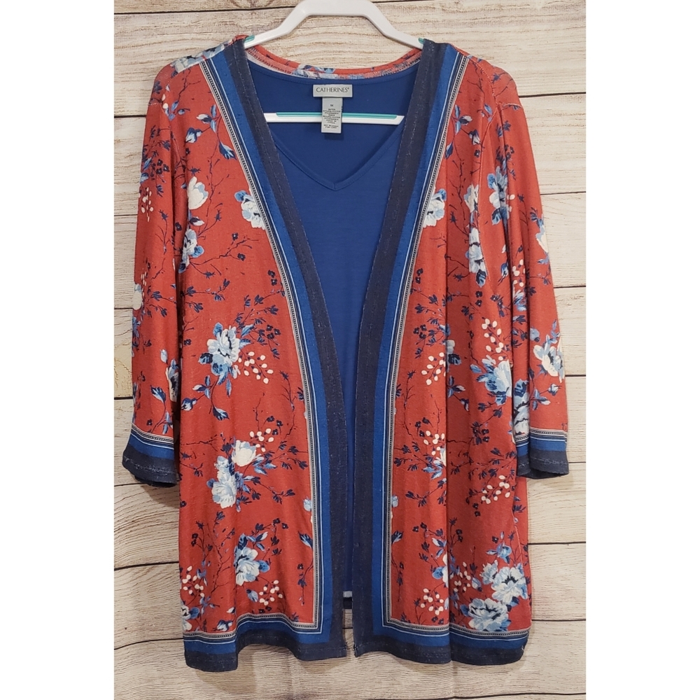 Catherines Attached Tank/Cardigan Set 18/20